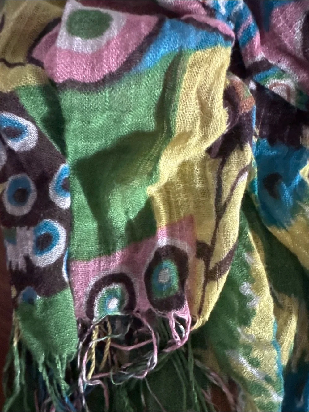 Multicolor Floral Pattern Lightweight Women's Scarf